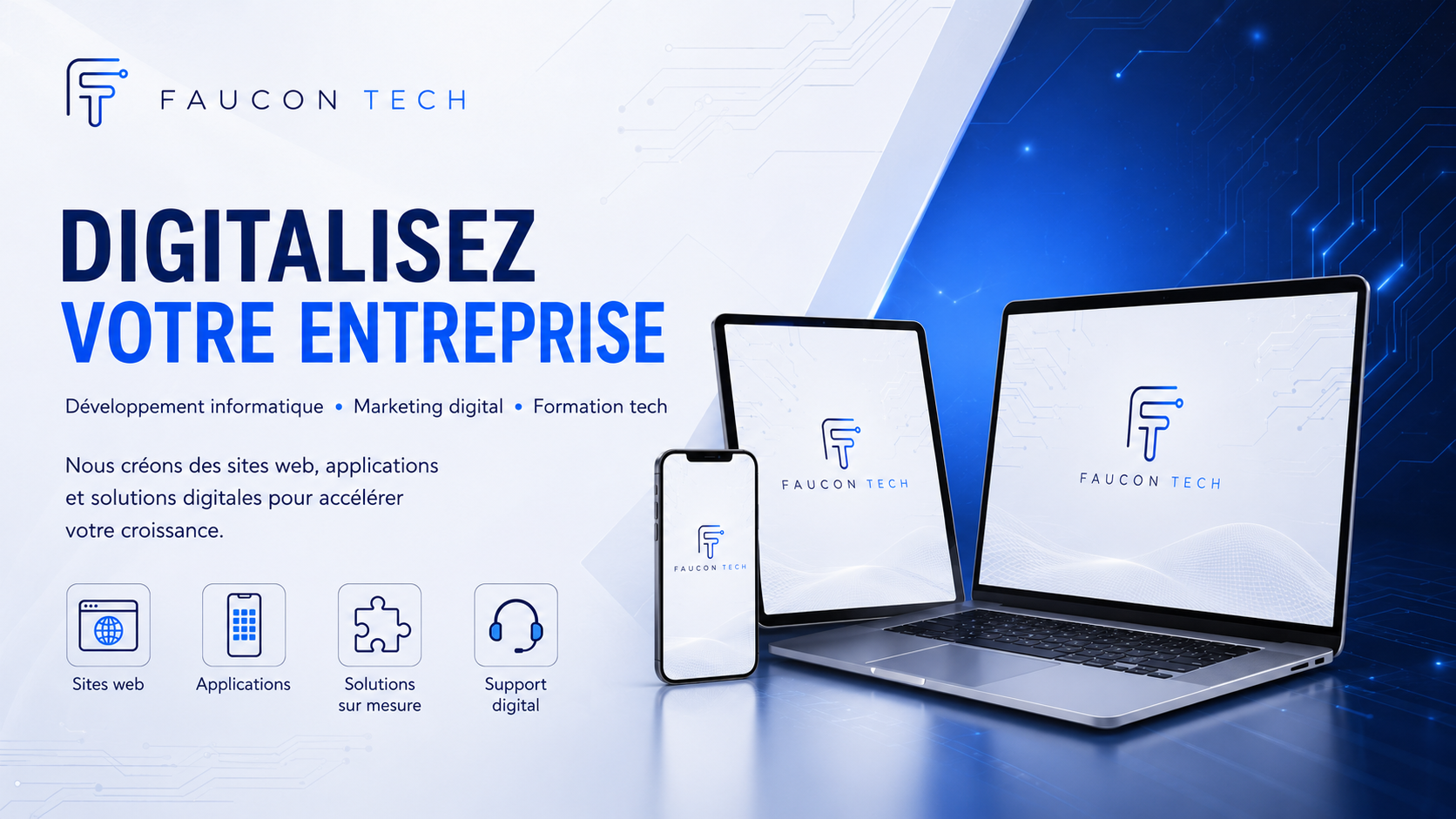 Faucon Tech - Digitalisez votre entreprise