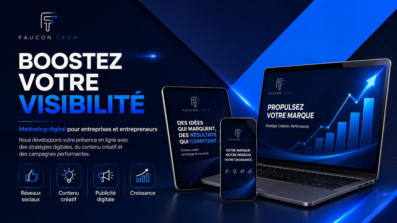 Faucon Tech - Boostez votre visibilité